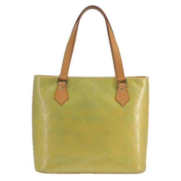 LOUIS VUITTON Monogram Vernis Houston Hand Bag Gris LV Auth - Picture 3 of 16